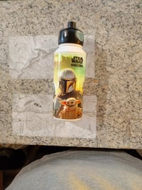 Sticlă pentru copii Mepal Campus Pop-up cu model Star Wars Mandalorian, 400 ml, fără BPA, etanșă – folosită (stare: vezi a 2-a imagine) 2