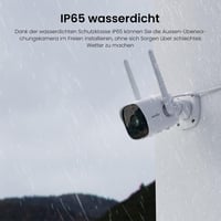 Wansview 2K WiFi Kültéri Biztonsági Kamera - Adatvédelmi Zónával, Kétirányú Hanggal, SD Kártyahely (Fehér) 3