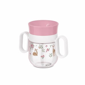 Mepal x Little Dutch 360° Mio čaša za učenje 200 ml s uzorkom Fairy Garden, nepropusna — Bez samozatvarajućeg poklopca (stanje: vidi 2. sliku)