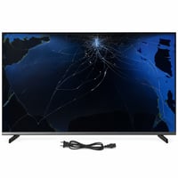CHiQ L43QST 43 inča (108 cm) QLED FHD Smart TV Google TV HDR10 Dolby — neispravan, za dijelove: razbijen ekran (stanje: vidi 2. sliku) 1
