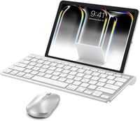 OMOTON Bluetooth Billentyűzet Mac-hez, Olasz Kiosztás, Numerikus Billentyűzet, MacBook Air/Pro/iMac Kompatibilis, Fehér 2