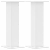 vidaXL stalak za zvučnike - bijeli - 30x30x80 cm - 2 komada — nedostaje bočna stranica (stanje: vidi 2. sliku) 1