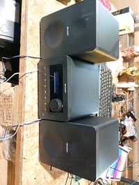 Sistem Stereo SHARP XL-B520D(BK) Radio DAB+, FM, Bluetooth, CD Player MP3, USB, boxe din lemn — fără telecomandă (produs expus) 2
