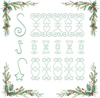 Set de decorațiuni de Crăciun KATELUO - 60 buc. Agățători stea, 3 forme, Reciclabile 1