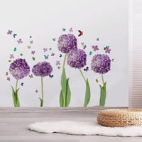 Lila Hortenzia Falmatrica - Vízálló, Áthelyezhető Virágdekoráció 1