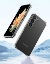 Samsung Galaxy S23 Plus ütésálló átlátszó tok erősített sarkokkal 7