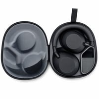 Sony WH-1000XM6 zajszűrős vezeték nélküli Bluetooth fejhallgató fekete — Outlet termék, az USB kábel nem tartozék 1