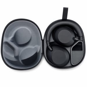 Sony WH-1000XM6 zajszűrős vezeték nélküli Bluetooth fejhallgató fekete — Outlet termék, az USB kábel nem tartozék