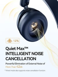 1MORE SonoFlow Pro Vezeték Nélküli Fejhallgató - LDAC Hi-Res Hangzás, Aktív Zajszűrés, 100 Órás Üzemidő, Gyorstöltés, Bluetooth 5.4, Kék 4