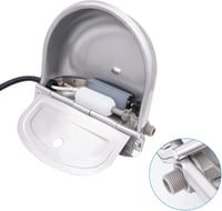 Automata fűtésű rozsdamentes acél itatótál úszószeleppel - 220V, 80W - Háziállatok, lovak, kutyák részére 6