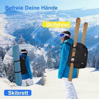 Narancs 50L Sí- és Snowboard Táska Sisaktartóval, Vízálló Nylon 6