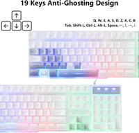 CROSS ZEBRA Gamer Szett - Szivárvány Háttérvilágítású Billentyűzet, 2400DPI Egér, 7.1 Surround Fejhallgató és Egérpad - PS4/Xbox  6