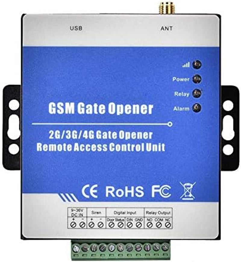 RTU5025 GSM Távirányítós Kapunyitó és Riasztó Rendszer Garázshoz