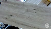 vidaXL Dohányzóasztal LED világítással - Artisan tölgy - 100x100x31 cm - SÉRÜLT 2