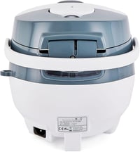 Yum Asia Panda Mini rizsfőző 0,6L kerámia edénnyel, Micom Fuzzy Logic technológiával, 8 főzési funkcióval, LED kijelzővel, 350W, fehér-szürk 4