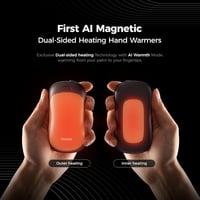 OCOOPA UT3 PRO Elektromos Kézmelegítő Szett, 10000 mAh Powerbank, 4 Hőfokozat, 58°C, Kétoldalas Fűtés, Újratölthető, Ideális Kempinghez, Vad 2