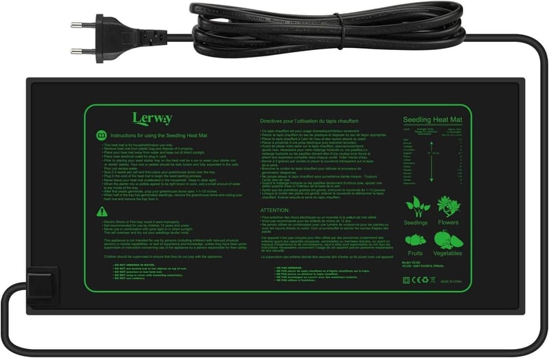 LERWAY Terrárium Fűtőpad 52,7x25,4cm Hüllő Teknős Geco Fűtés 21W