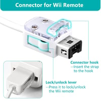 Nintendo Wii Vezetékes Nunchuck Mozgásérzékelős Kontroller - Fehér 3