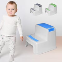 BEARTOP Prémium Kétlépcsős Gyerek Fellépő | Kék | 100kg Teherbírás | Csúszásgátló 1