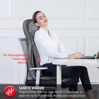 Comfier Shiatsu masszázsülés - Nyak, váll, hát és comb masszírozó, melegítő funkcióval 5