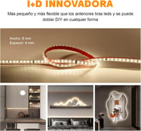 pcning LED Szalag 10m - 230V Fehér Kültéri Világítás, IP67 Vízálló, Öntapadós, Kapcsolóval, Nagy Fényerejű, Közvetlen Csatlakozású Dekoráció 4