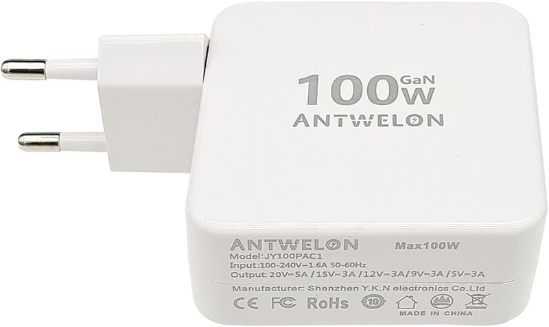 MacBook, Galaxy, Dell kompatibilis 100W GAN USB-C gyorstöltő