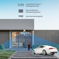 EZVIZ C8c 3K Kültéri WiFi Kamera 5MP Felbontással - 350° Forgatható Biztonsági Kamera Személy/Jármű Érzékeléssel, Színes Éjjellátással és Ké 2