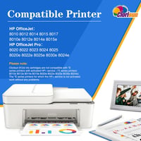 HP 912XL kompatibilis tintapatron szett OfficeJet Pro 8022/8024e/8025e nyomtatókhoz (5 szín, új chip) 2