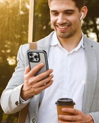 MobNano Ultra Hybrid átlátszó, ütésálló iPhone 15 Pro tok - Titán 7