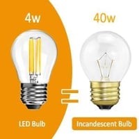 BRIMAX E27 Dimmelhető LED Izzó, Vintage Edison, Meleg Fehér 2700K, 10db 4
