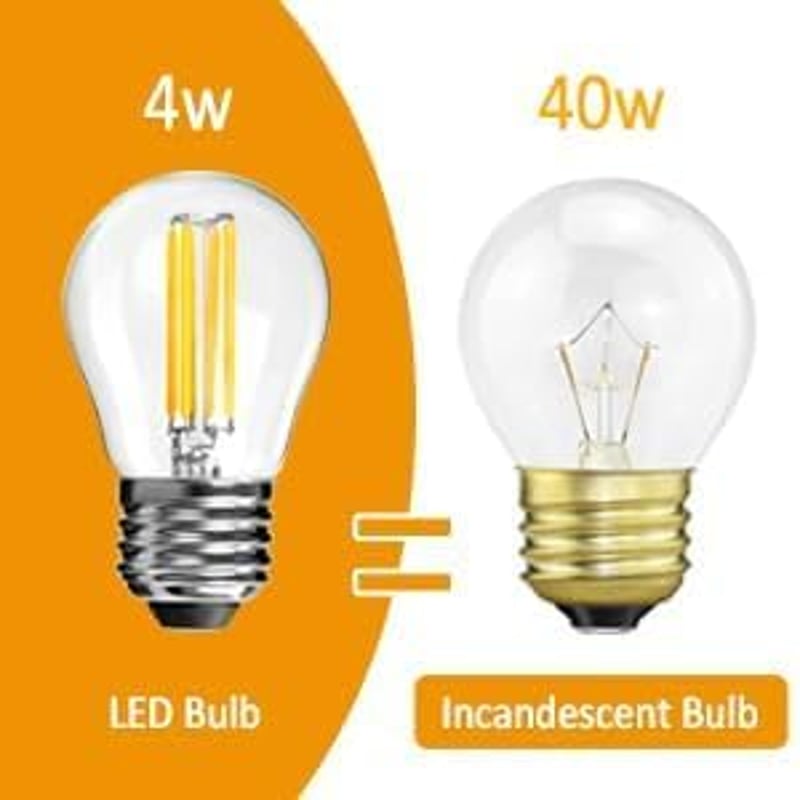 BRIMAX E27 Dimmelhető LED Izzó, Vintage Edison, Meleg Fehér 2700K, 10db