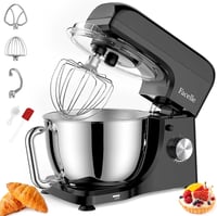 Facelle 1300W Professzionális Robotgép 10 Sebességgel, 5,5L Inox Tállal, Fekete 1