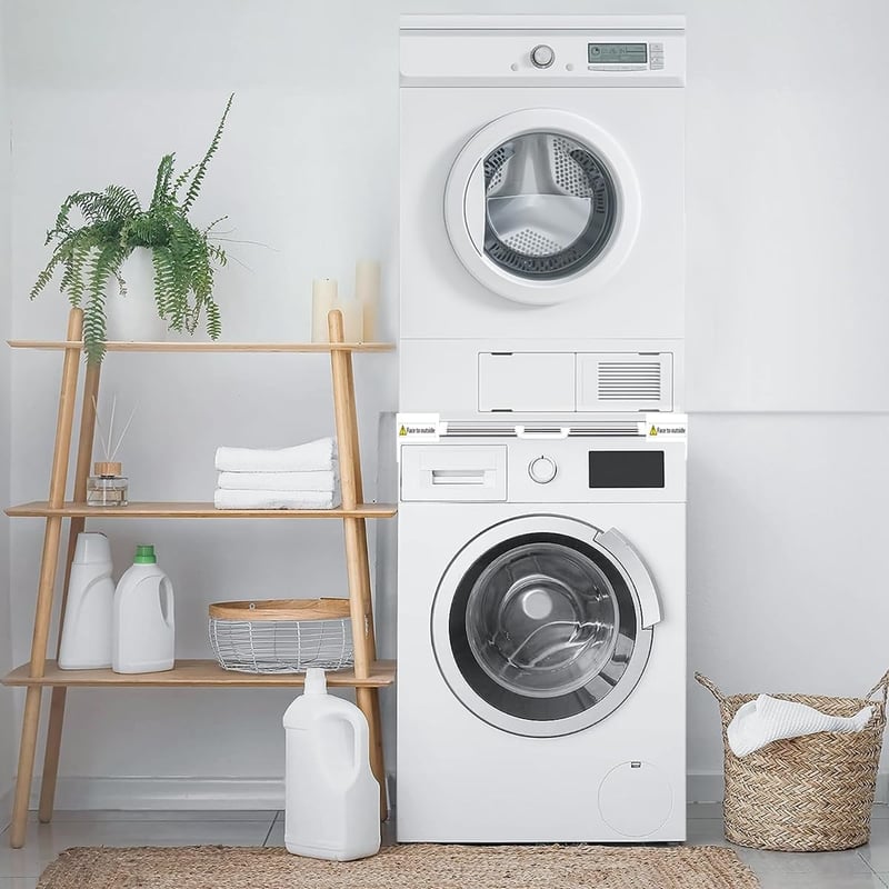 NIUXX Mosógép Szárítógép Köztes Keret Állvány Állítható 53-68cm Törölközőtartóval - Plastic connecting frame - the drawer