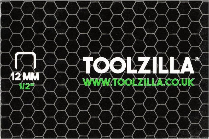Toolzilla 5000 Erős 12mm-es Galvanizált Tűzőkapocs Profi Munkákhoz