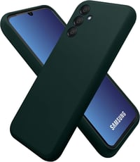 Samsung Galaxy A25 5G prémium zöld szilikon tok, ütésálló védőtok mikroszálas béléssel 6