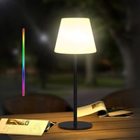 Hordozható LED asztali lámpa - Kültéri, vízálló, RGB színváltós, akkus Ecvivk éjjeli fény 1