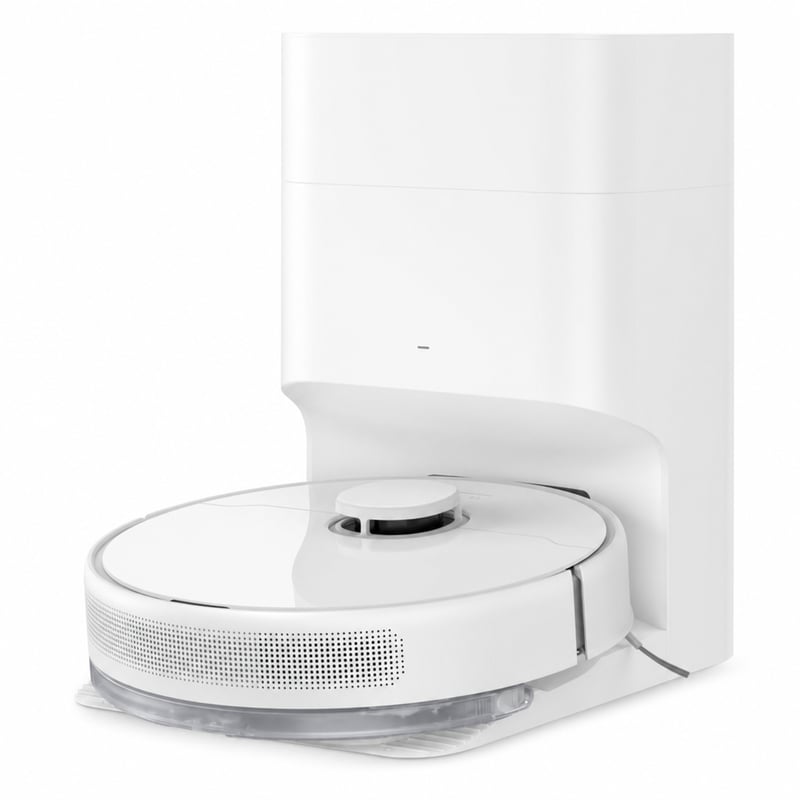 Robot aspirator și mop Dreame D10 Plus Gen 2 – Utilizat, incomplet (fără sac de praf) – Navigație LiDAR, 6000 Pa (stare: vezi a 2-a imagine)