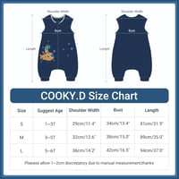 COOKY.D Baba Hálózsák Lábrésszel - Ujjatlan Kisgyermek Alvózsák 2.0 Tog, Fiúknak és Lányoknak, Tengeri Szörnyes Mintával, L/5-6 Éves Méret 4