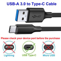 UNIDOPRO 3 méteres USB 3.0 - Type C gyorstöltő kábel Samsung, Huawei készülékekhez 4