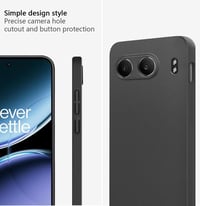 Bastmei OnePlus Nord 4 Ultravékony Tok - Mattfekete PC Hátlap, Kameravédelem, Csúszásgátló Bevonat, Könnyű Védőtok Kompatibilis OnePlus Nord 4