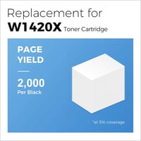 HP 142A/X nagy kapacitású fekete toner - LaserJet m110w, m140w, m139w nyomtatókhoz 2