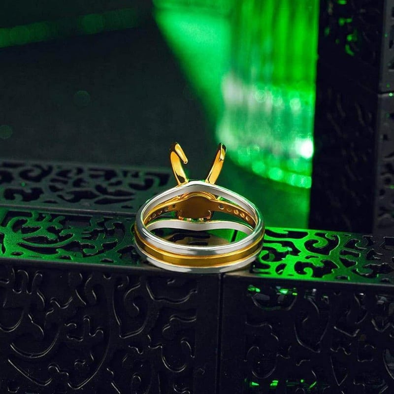 Loki Arany Karika Fülbevaló Szett - Halloween Jelmez Kiegészítő