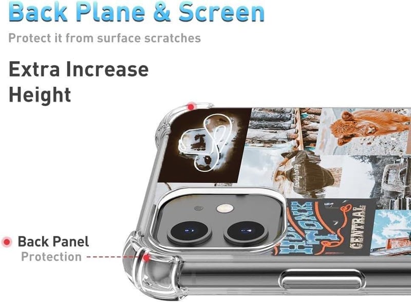 iPhone 11 Vadnyugati Kollázsos Szilikon Védőtok
