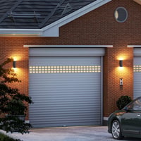 EDISHINE Kétirányú LED Kültéri-Beltéri Fali Lámpa, Sötétszürke Fém, IP44 Vízálló, GU10 Foglalat, Modern Terasz Erkély Világítás 7