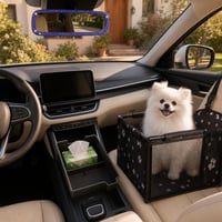 Pachet Confort Auto: decor oglindă + organizator consolă + lesă animale + 80 șervețele 1