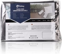 Sekey vízálló napernyő védőhuzat 400cm/240x330cm, szellőzőnyílásokkal 9