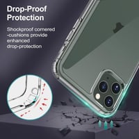 Apple iPhone 11 Pro Átlátszó Szilikon Tok Beépített Állvánnyal 5