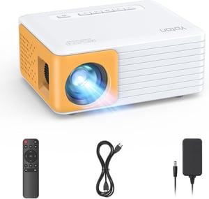 YOTON Mini Projektor WiFi 1080P Full HD USB HDMI AV iOS Android PC PS4 PS5