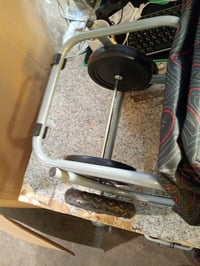 Skladací nákupný vozík s chladiacou priehradkou, 4 kolieska, čierny so vzorom, 48 l, max. 15 kg — špinavé kolieska (stav: pozri 2. obrázok) 2