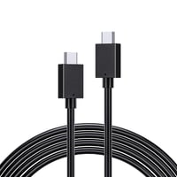 Încărcător rapid USB-C Epessa de 100W și cablu video 4K, 1,5m, negru 1